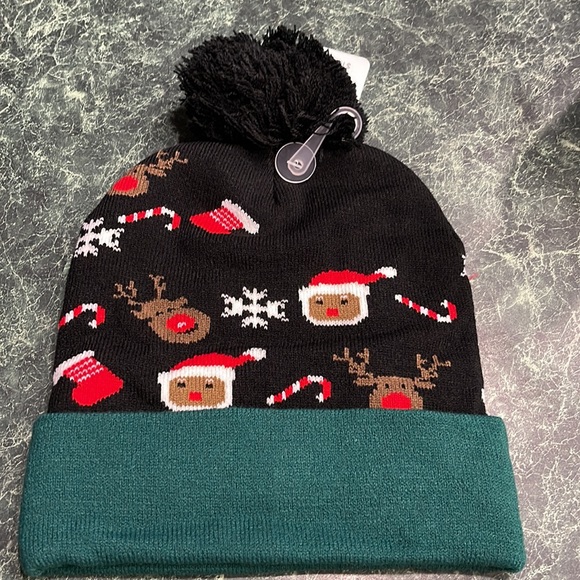 Christmas Santa HoHoHo toque hat New with tag - Picture 3 of 4